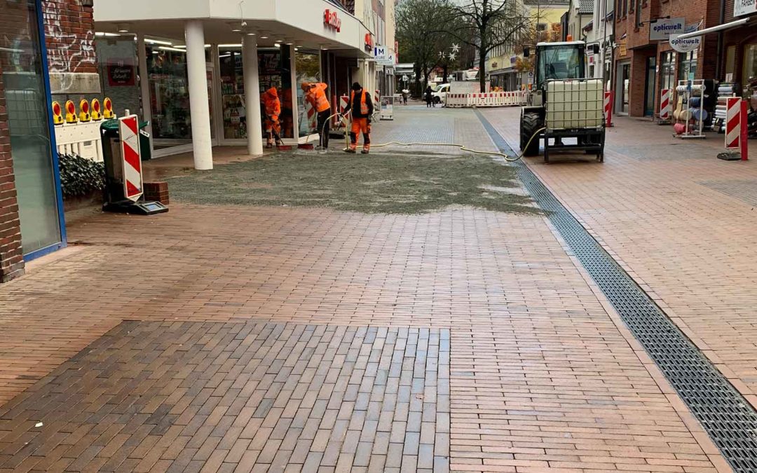 Neugestaltung Fußgängerzone, Leer