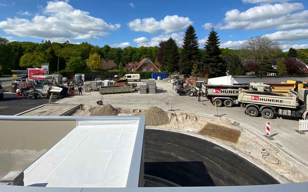 Abbruch- und Straßenbauarbeiten für Burger King Neubau, Leer